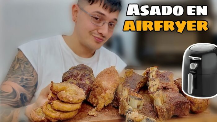 Hago ASADO en freidora de aire ¿sale bien?