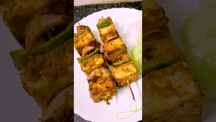 Healthy Air Fryer Paneer Tikka (Less Oil!)|Restaurant-Style Tandoori Flavor at Home #recipe #shorts