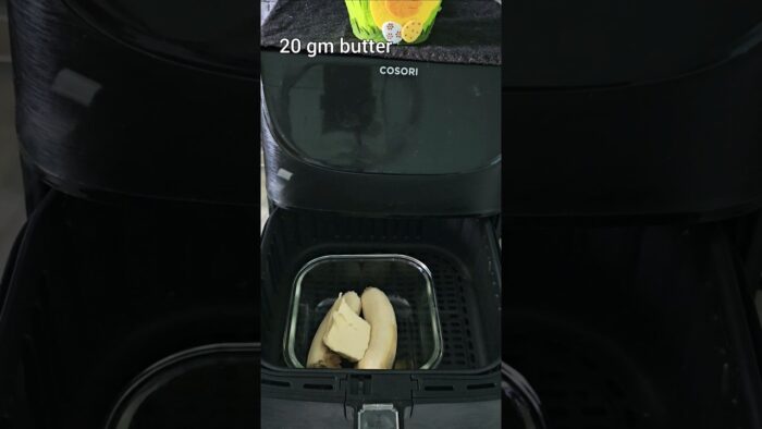 Healthy Banana Cake Recipe in Air Fryer #shorts #youtubeshorts #viral #trending #ytshorts #yt