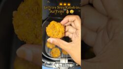Healthy Soya kabab Recipe in Air Fryer 👌#shorts #viral #trending #youtubeshorts #ytshorts