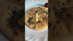Kulcha in an air fryer? Cheesy paneer kulcha recipe #food #shortsfeed #cooking #trending