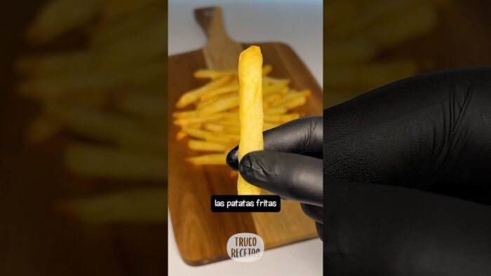Las patatas fritas definitivas en freidora de aire 🍟🔥 #recetasfaciles #recetas