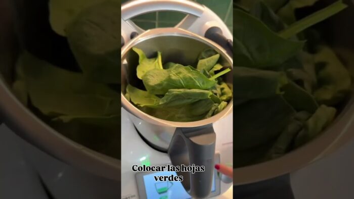 Lavar hojas verdes con Thermomix