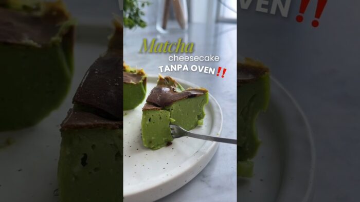 Matcha Cheesecake Pakai Airfryer? Bisa Banget! 💚✨