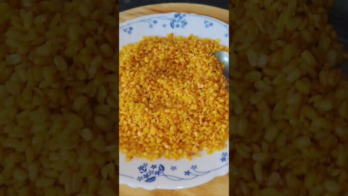 Moong daal fry in airfryer 🤤 #airfryerrecipes #airfryer #recipe #healthysnacks #healthyfood