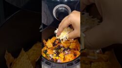 Nachos Chaat Snacks Recipe In Air Fryer 😋❤️#shorts #youtubeshorts #ytshorts #viral #trending #reels