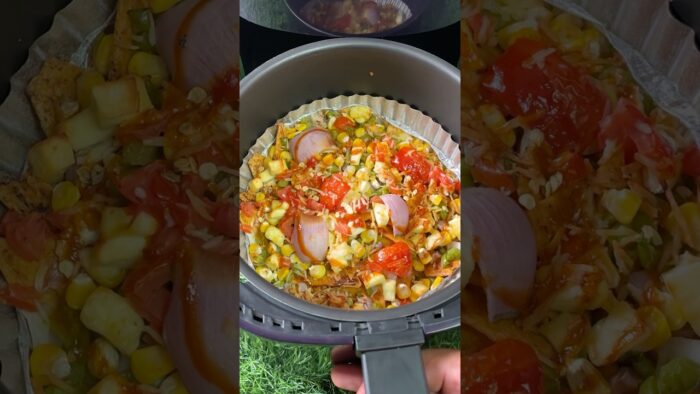 Nachos mix masala  in Air-fry ! #shorts #ytshorts #cooking #recipe #asmr