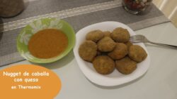 Nugget de caballa con queso en Thermomix