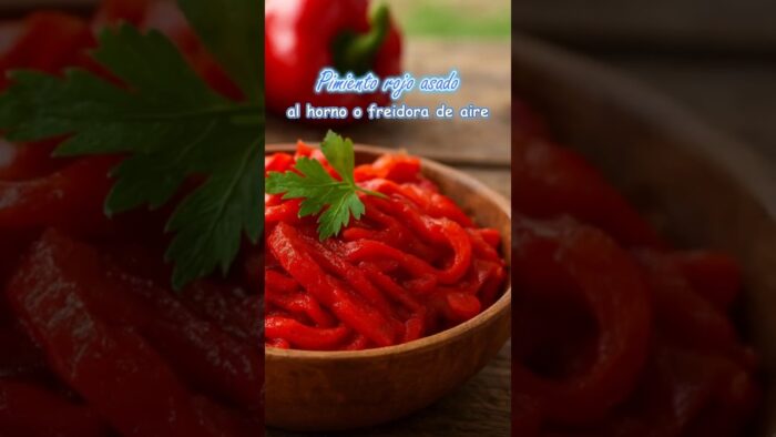 PIMIENTOS ASADOS al horno o freidora de aire 🔥 Dulces, tiernos y llenos de sabor