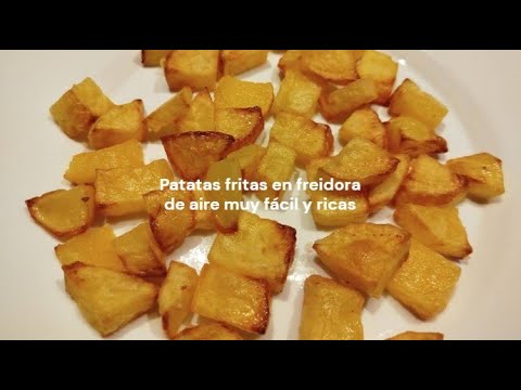 Patatas fritas en freidora de aire muy fácil y ricas, dicen que así no engordan 😂 #canaldecocina
