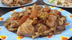 Pollo con nueces y verduras/Pollo chino/ Pollo con nueces en thermomix/Recetas thermomix