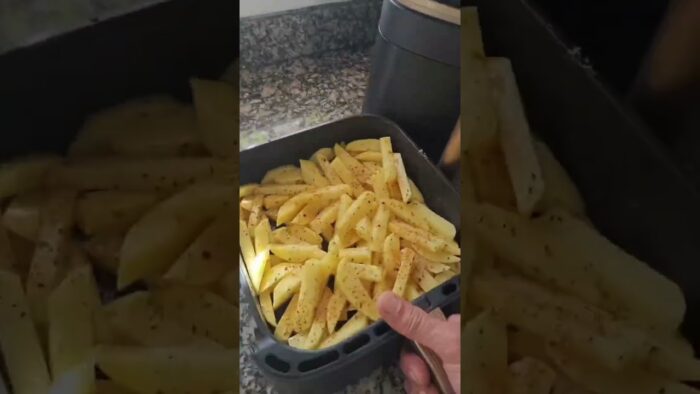 Pollo en salsa en freidora de aire Turbo Tower pro Smart