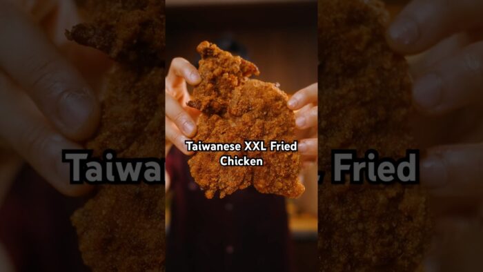 Pollo frito XXL taiwanés… ¿en freidora de aire?