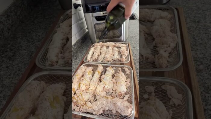 Pollo frito en Airfryer 🍗| Receta fácil, sin aceite y sin lío