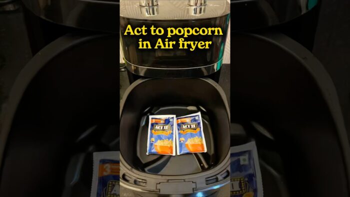 Popcorn 🍿 In Air Fryer 😋 #shorts #popcorn #airfryer #food #recipe #airfryerfood #ytshorts