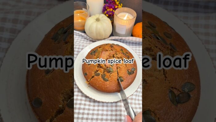 Pumpkin Spice Loaf 🍊 in the air fryer ☀️