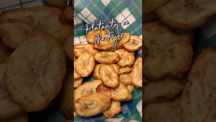 Receta de Platanitos en Freidora de Aire #airfryerrecipes #canaldecocina