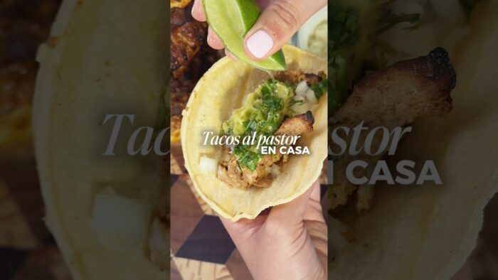 Receta de TACOS AL PASTOR en CASA – FÁCIL y FUNCIONA con HORNO o FREIDORA DE AIRE