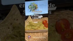 Receta de guacamole casero, hecho en menos de cinco minutos con Thermomix