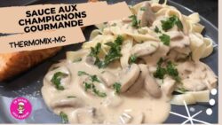 ⭐️SAUCE CHAMPIGNONS MONSIEUR CUISINE ADAPTÉ THERMOMIX SIMPLE ET DÉLICIEUSE ! RECETTE RAPIDE TM7 MCC