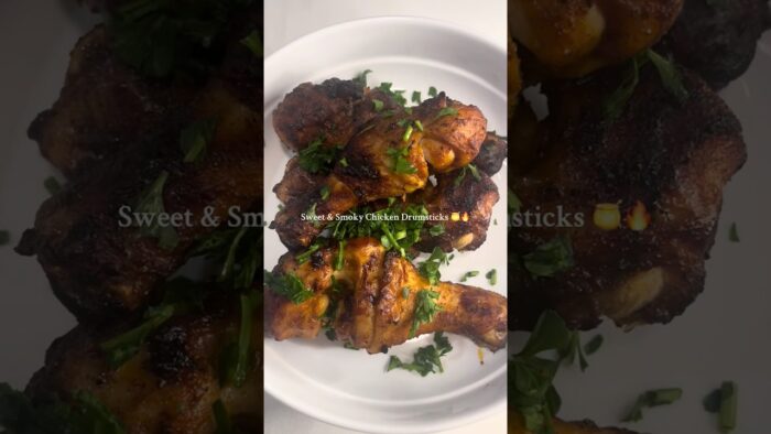 Sweet & Smoky Chicken Drumsticks 🍗 | Easy Air Fryer Recipe