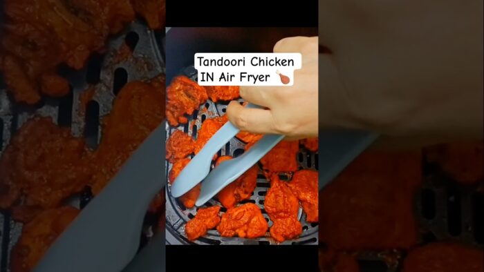 Tandoori Chicken IN Air Fryer 🍗#shorts #youtubeshorts #ytshorts #airfryer #viral  #tandoorichicken
