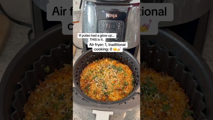 The air fryer is officially the new pressure cooker. #airfryerrecipes #share #fyp #fypシ #subscribe
