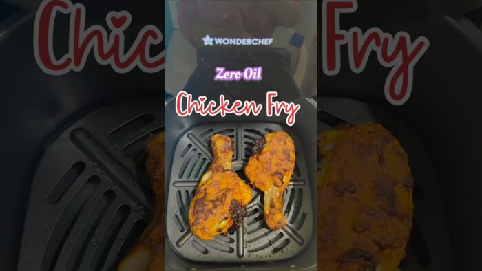 Zero oil chickenfry in airfryer #airfryer #airfryerrecipes #chickenfry #chickenrecipe #recipe#shorts