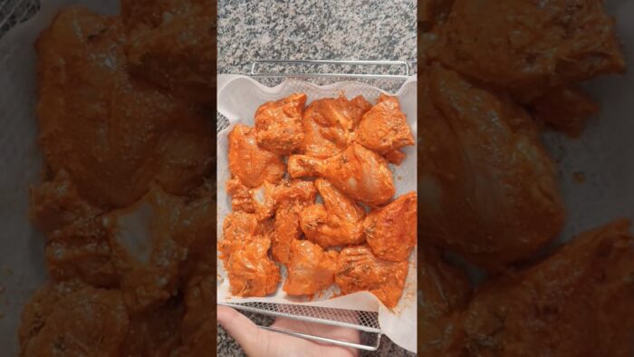 airfry chicken recipe || তেল ছাড়া কত কম সময়ে চিকেন টিক্কা রেডি হয়ে গেল❤️