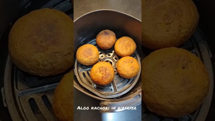 aloo kachori in airfryer | airfryer kachori | aloo kachori recipe #recipe #food #foodie #easyrecipe
