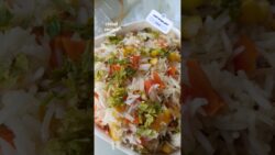 ছোটো বেলায় যখন স্কুলে যেতাম | airfriyer veg rice just10 minit #shorts #airfryerfood  #easyrecipe