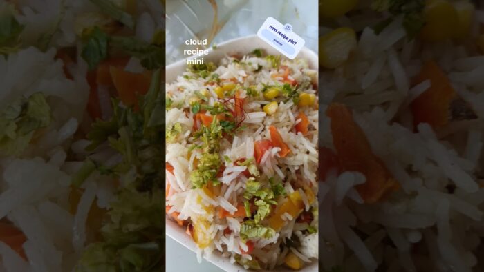 ছোটো বেলায় যখন স্কুলে যেতাম | airfriyer veg rice just10 minit #shorts #airfryerfood  #easyrecipe