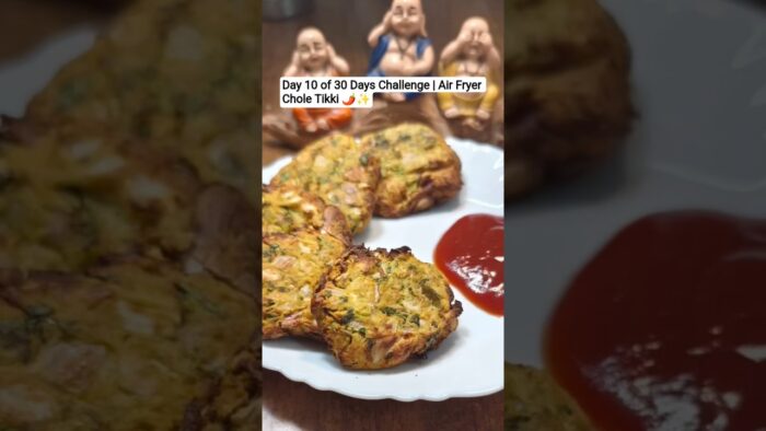 ଏୟାର୍‌ ଫ୍ରାୟର୍‌ରେ Crispy Chana Tikki | ଓଡ଼ିଆ Swad 😋🔥#shorts #ytshorts #trending #airfryerrecipe