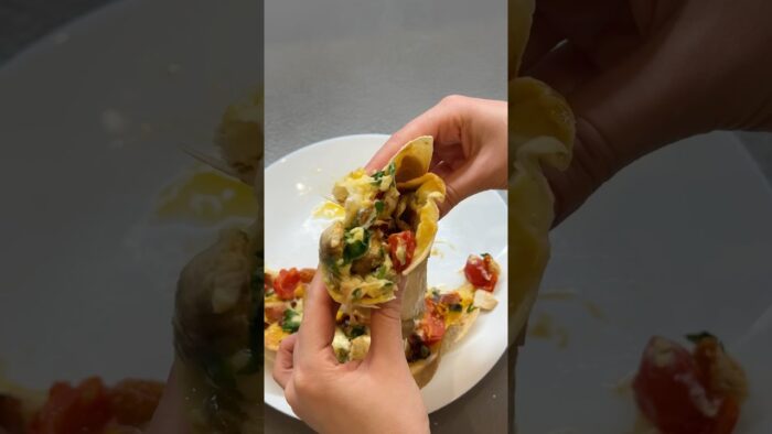 10-Minute Air Fryer Tortilla Breakfast | Easy & Filling Recipe