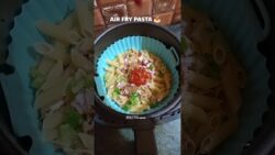 AIR FRY PASTA RECIPE 🍝|no boil mac n cheese pasta 🥰 |#shorts #pasta #airfryer #youtubeshorts #viral