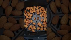 Air Fryer Almonds | Healthy Crunchy Snack | 5 Minute Recipe#viral#almond #trend #badham#shorts#reel