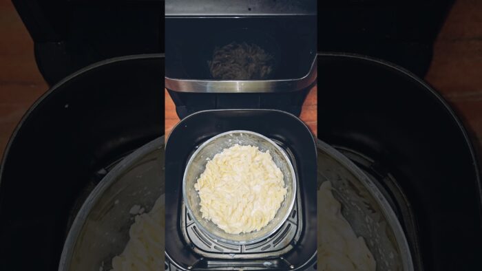 Air Fryer Cheesy White Sauce Pasta #whitesaucepasta #pasta #pastarecipe #shorts #reels #recipe #food