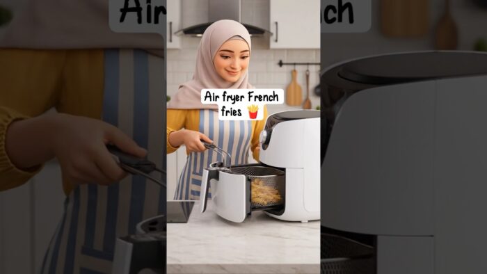 Air Fryer Fries Recipe 😍 | Crispy Fries at Home #dreamscreenai #food #fries #friedchickensandwich