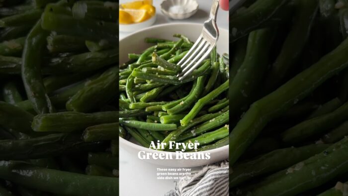 Air Fryer Green Beans #sidedish #shorts #airfryerrecipes