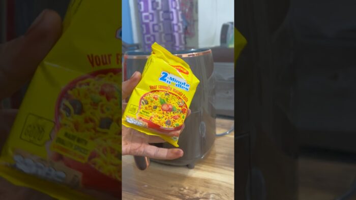Air Fryer Maggie Recipe #maggirecipe #airfryerrecipes #ytshorts