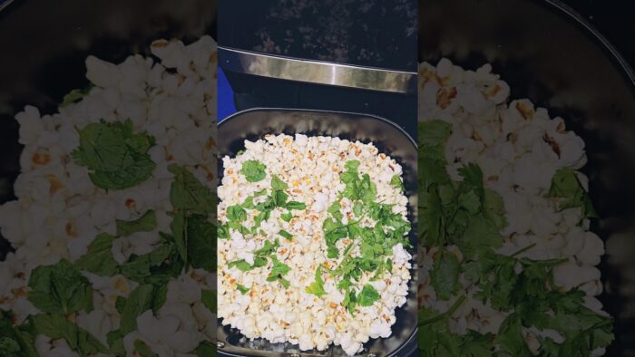 Air Fryer Masala Popcorn – A Healthier Snack! #popcorn #shorts #reels #recipe #cooking #food