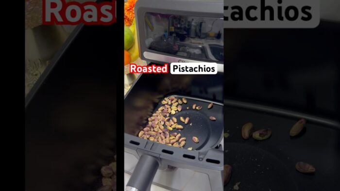 Air Fryer Roasted Pistachios #viral #reels #snacks #pistachio #airfryer #trending