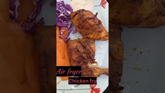 Air Fryer chicken fry recipe 🤗🥰#food#airfryer #shorts