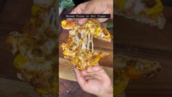 Air fryer series-Bread Pizza 🍕 Recipe #pizza #food #recipe #shorts