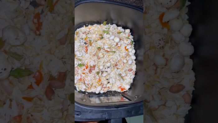 Air fryer series Day -2 Maharashtrain chidwa #foryou #trending #viral #shorts #youtubeshorts #food