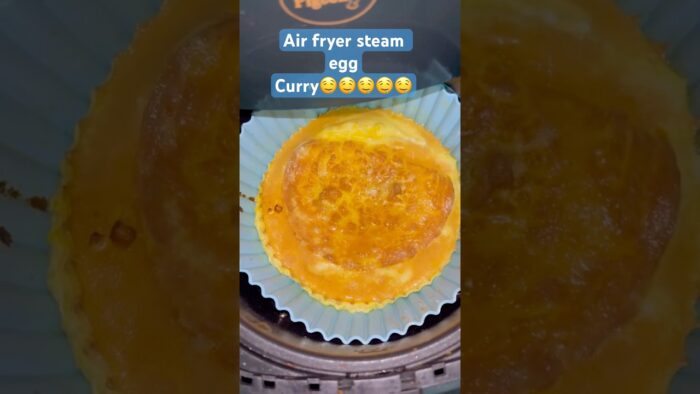 Air fryer steam egg curry 🍛 #shortvideo #food #trending #recipe #youtubeshorts #eggcurry #airfryer