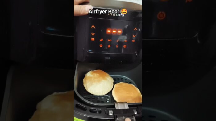 Airfryer Poori #food #foodlover #recipe #tasty #easy
