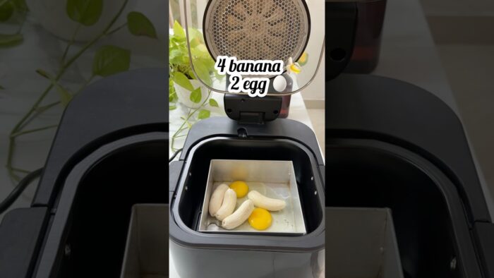 Banana 🍌 cake 🍰 airfryer #manamwithsathya #food #bananacake