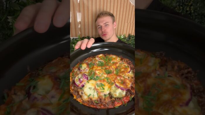 Big-Mac Pizza Rezept aus dem Airfryer!😍 #airfryer #rezepte