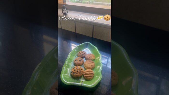Butter Cookie Recipe🧈🍪#airfryerrecipes #cookies #chinnamisvlog ❤️
